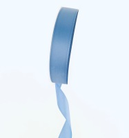 Taftband ohne Drahtkante - 10mm - 50m - col. 4 hellblau - 3596-10-50-4
