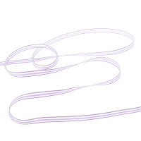 Streifenband mit Webkante Lavendel - Wei&szlig; - 5mm - 20m - 23909-5-20-82