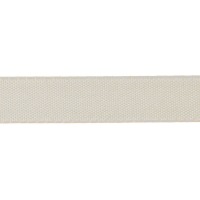 Taftband ohne Draht - wei&szlig; - 8 mm - Rolle 50 m - 8391 20-R 008