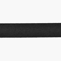 Taftband ohne Draht - schwarz - 8 mm - Rolle 50 m - 8391...